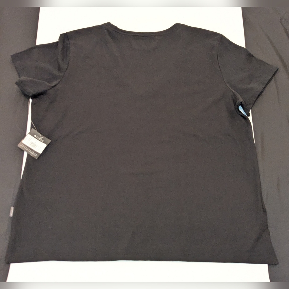 Eddie Bauer Black Coast and Climb Lightweight V-Neck T-Shirt Sz XL UPF 15 NWT - Picture 8 of 11
